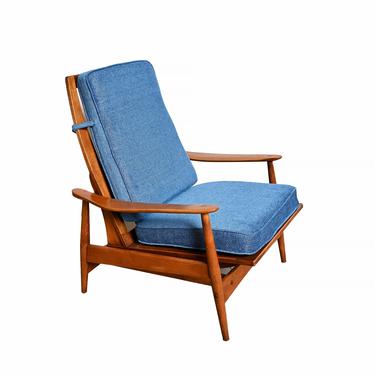 Lounge Chair Rocker Milo Baughman Style Lounge Chair 