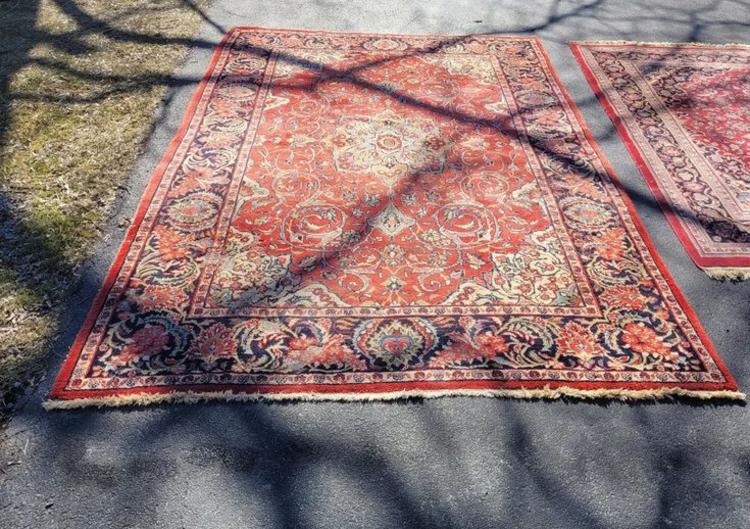 mom n pop antiques on Instagram: “Handmade Rug. $239.”