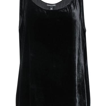 Eileen Fisher - Gray Printed Silk Tank Sz M – Current Boutique
