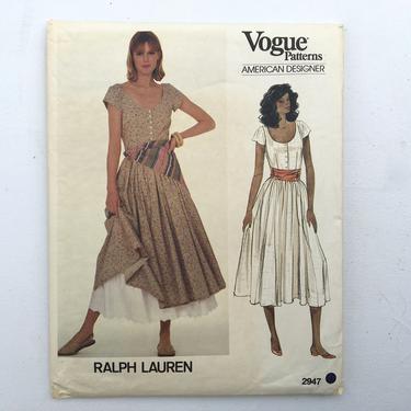 70s Vintage Sewing Pattern bust 31 size 7 DRESS McCall's 3597