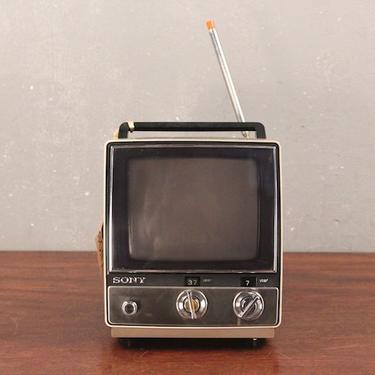 70s Sony Transistor Mini Television