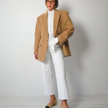 Camel Hair Menswear Blazer