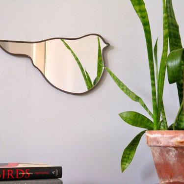 Bird Mirror No. 7 / Handmade Wall Mirror Bird Shape Bird Silhouette Bird Art 