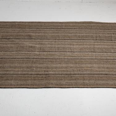 Flatweave Anatolian Wool Striped Earth Tone Rug