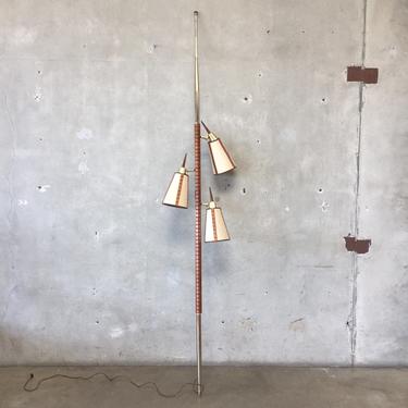 1960s Mid Century Modern Pole Lamp