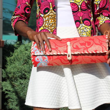 NLSL Glitter Clutch Purse