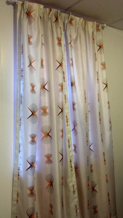Vintage Curtains 5 Vintage Mid Century Modern Curtain Panels