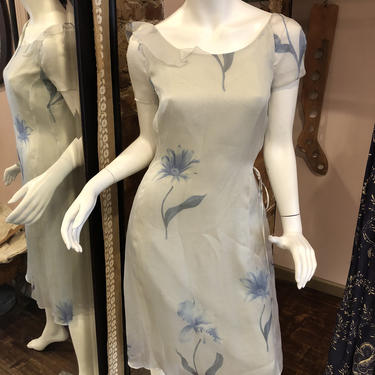 Gianfranco Ferre Italy Light Blue Wrap Dress by OliveandOlafs