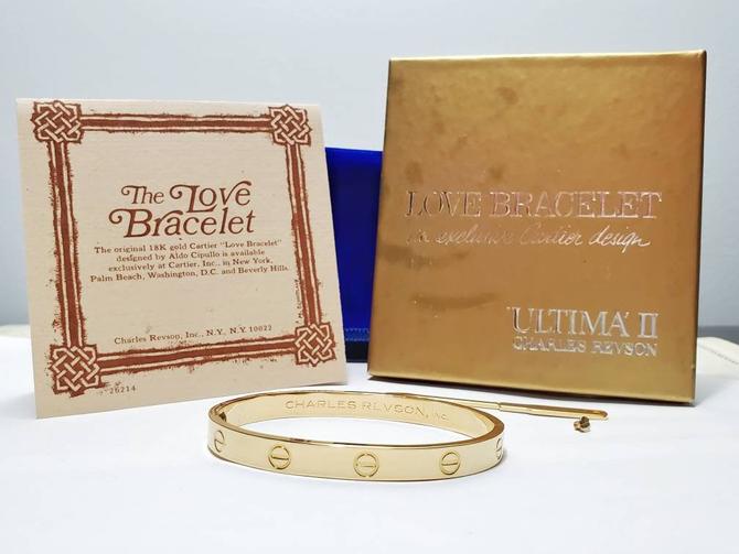 Charles revson love bracelet best sale