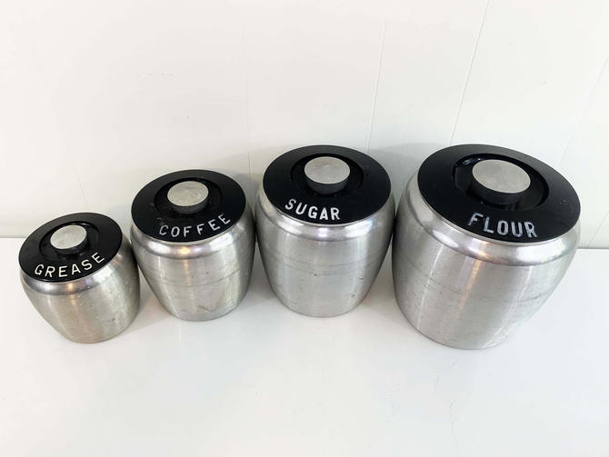 Kromex Tea Canister - Etsy