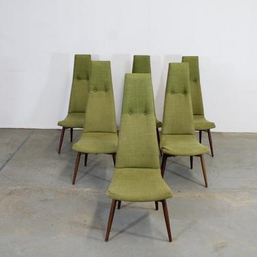 Set of 6 Mid-Century Modern Adrian Pearsall for Craft Associates Dining Chairs 