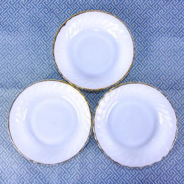 Milk Glass Dish Set / Mid Century Fire King Milk Glass 