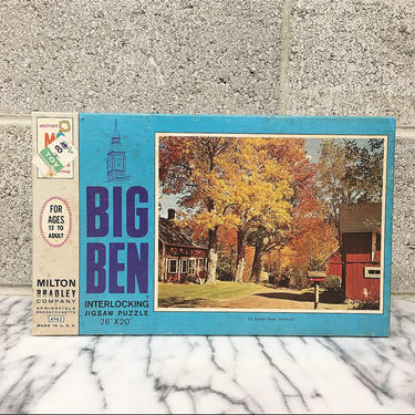 Vintage Puzzle Retro 1990s Milton Bradley + Big Ben + | Retrospect