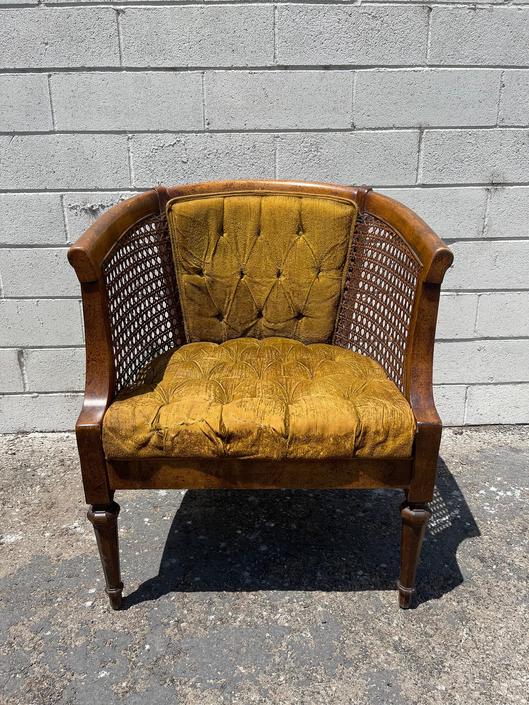 Mid century online barrel back chair