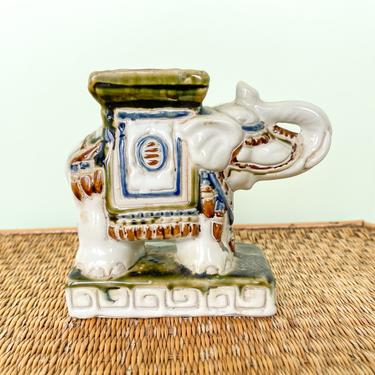 Miniature Elephant Garden Stool