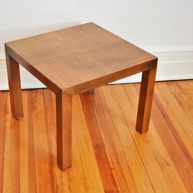 Mid-Century Modern Small Parsons Cocktail Table in Walnut by Lane Furniture, 1975 