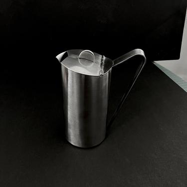 Vintage Modern Stainless Steel Pitcher by Calderon Fratelli Italy 