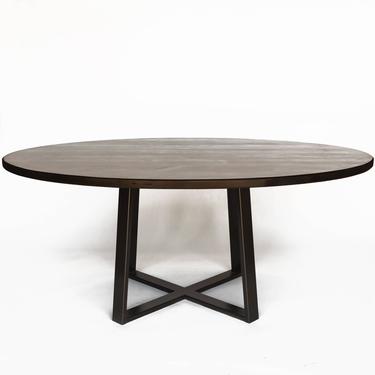 Large Round Dining Table, Round Table or Oval Table. Choice of size and finish. 