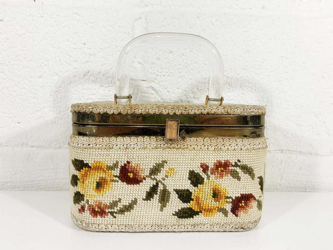 Vintage retailer JR. Florida Needlepoint Handbag