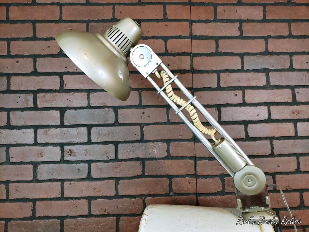 MCM Industrial Amplex Trombolite Telescoping Lamp Adjustable Vintage ...