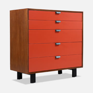 George Nelson Two-Tone Lacquered Chest of Drawers for Herman Miller
