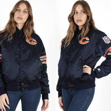 NFL Proline Starter Chicago Bears Leather Jacket Medium 