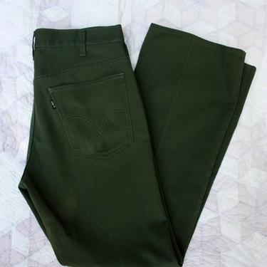 60s 70s Vintage Big E LEVIS STA-PREST - Vintage Flare Pants