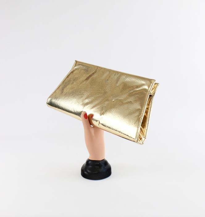 Gold lame pocketbook outlet