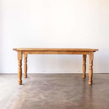 Reclaimed Wood Farm Table | Slim Edition | Floor Sample