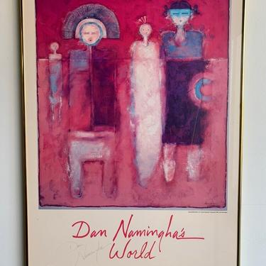 Dan Namingha World Signed Poster 