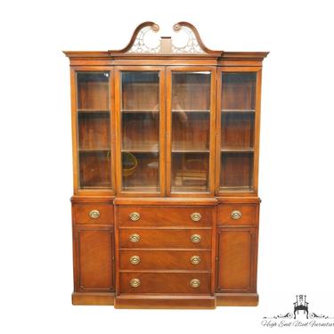 DREXEL FURNITURE New Travis Court Collection Mahogany 61" Secretary Display Breakfront China Cabinet 351-3A in 152 Finish 