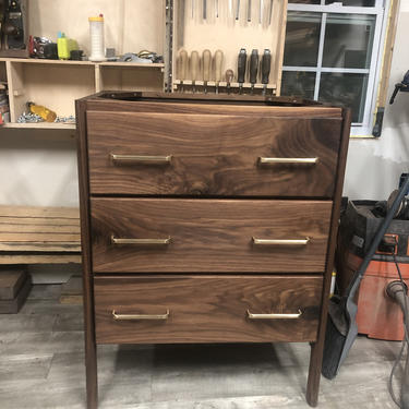Custom Walnut Vanity for Sara 