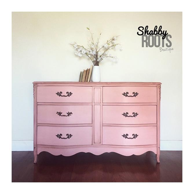 New Pink French Provincial Dresser Changing Table Girls Room
