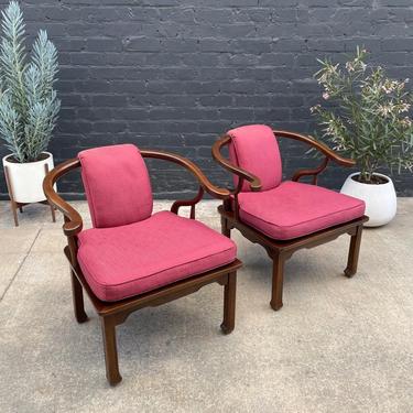 Mid-Century Hollywood Regency Style Lounge Chairs, c.1960’s 