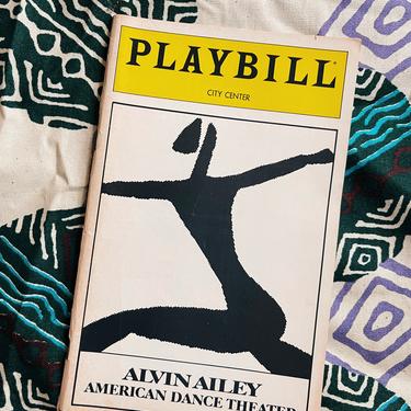 Vintage Alvin Ailey Playbill (1978)