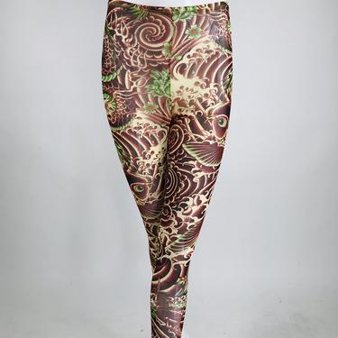 Jean Paul Gaultier for Target Tattoo Leggings Unworn Medium