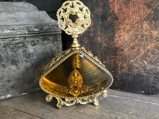 Ormolu large perfume hot bottle