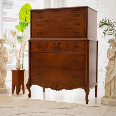 Restored Mahogany Highboy Dresser | Sunbeam Vintage | Highland Park ...