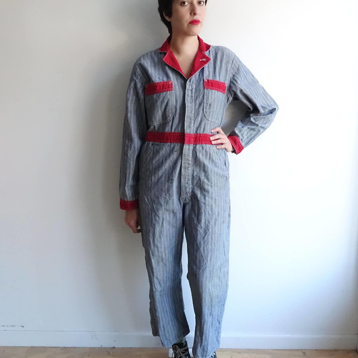 パンツ 60's POWR HOUSE Herringbone Jumpsuit 60's POWR HOUSE Herringbone Jumpsuit