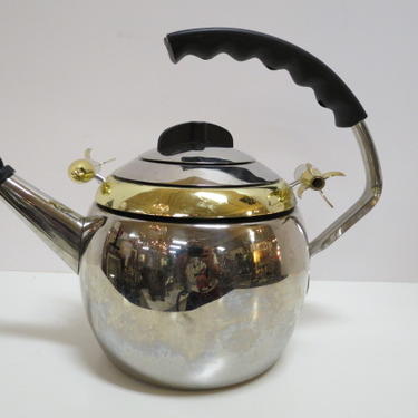 Vintage rare Kamenstein spinning rocket kettle Lincoln Antique Mall Chicago IL