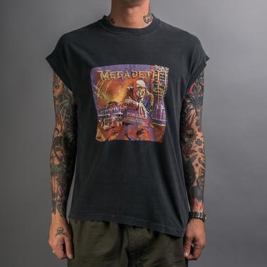 Vintage 80’s Megadeth Peace Sells Muscle T-Shirt 