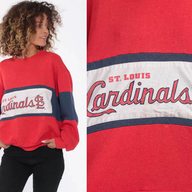 1987 St Louis Cardinals Sweatshirt Medium to Large Vintage 