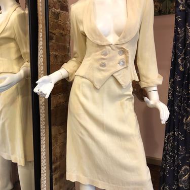 1940s Linen Suit To Die For! by OliveandOlafs