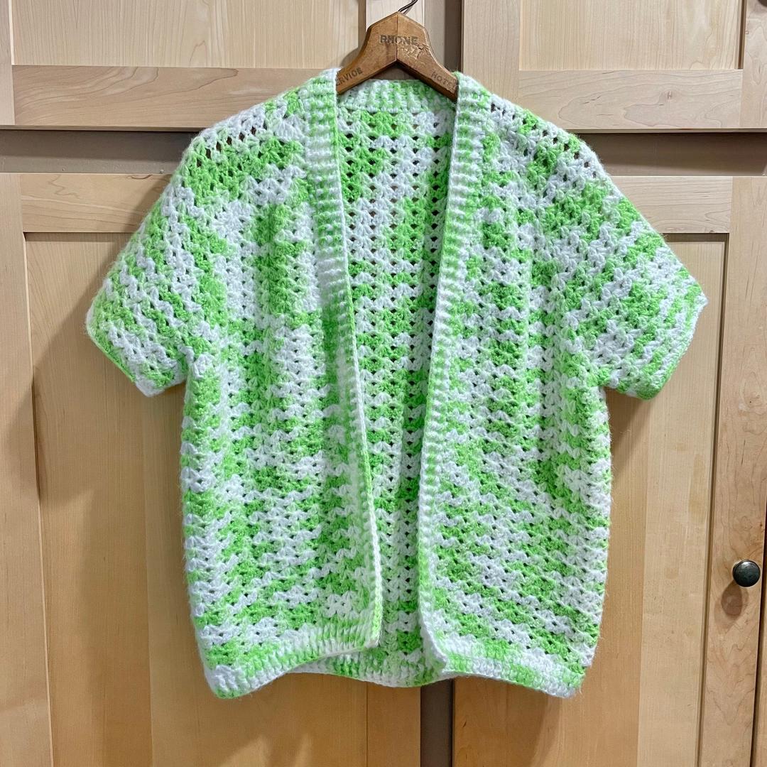 Vintage Crochet Cardigan Jacket