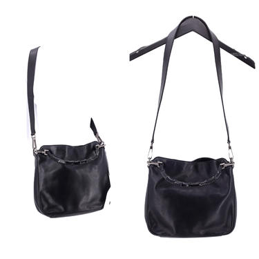 1980s Coach Black Leather Bucket Bag Selected By Ritual Vintage