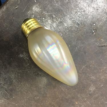 Set of 5 40w FLAME GOLD painted Light Bulbs for Vintage Art Deco Lighting 1920-1940 