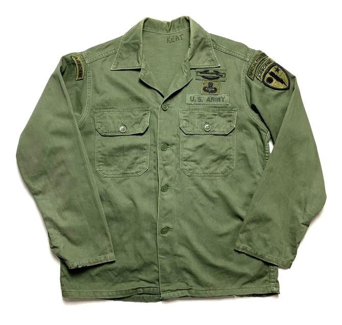 Vintage 1960s Women's OG-107 US Army Utility Shirt / Jacket