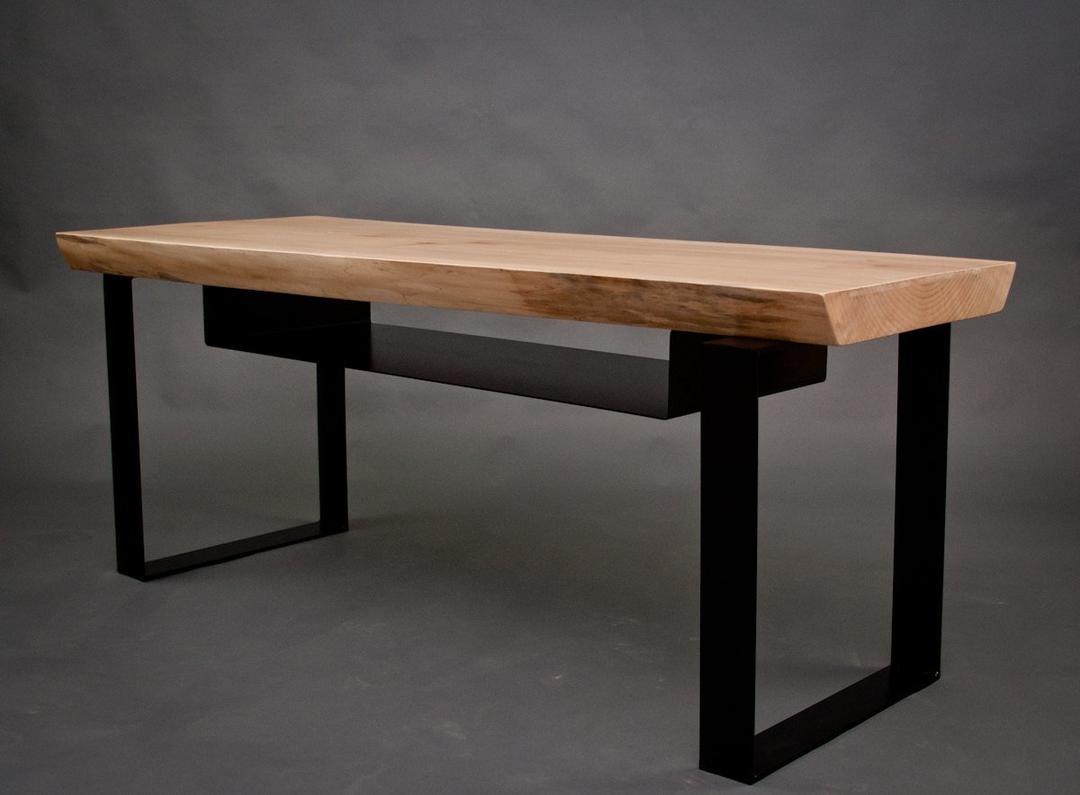 YOUR CUSTOM Live Edge Media Console Natural Rustic Elpis & Wood