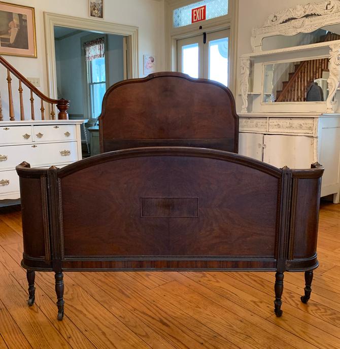 Pick Your Color! Vintage Full Size Bed, Headboard, Curved Footboard, Forever Pink Glen Mills, PA