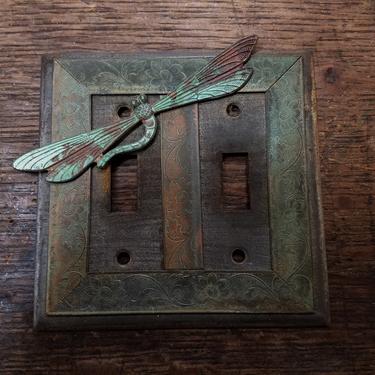 Dragonfly Double Switchplate Cover